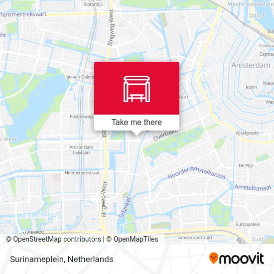 Surinameplein map
