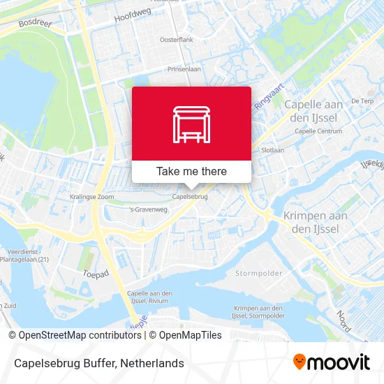 Capelsebrug Buffer Karte