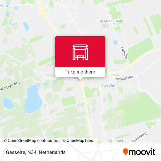 Gasselte, N34 Karte