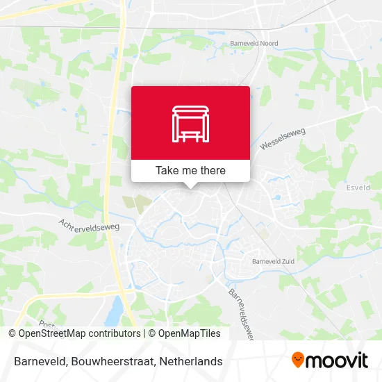 Barneveld, Bouwheerstraat Karte