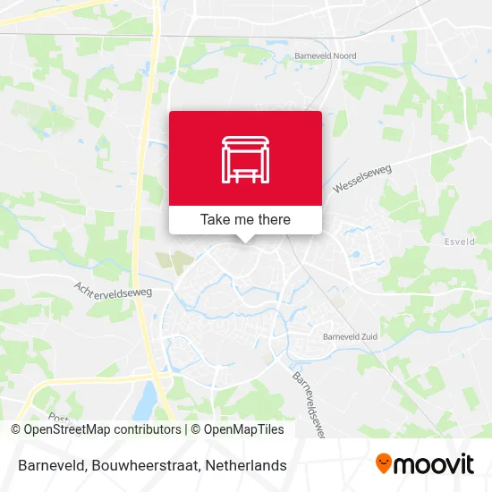 Barneveld, Bouwheerstraat Karte