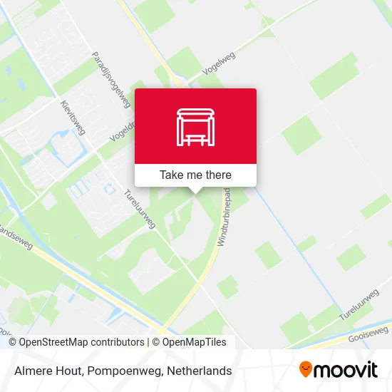 Almere Hout, Pompoenweg map