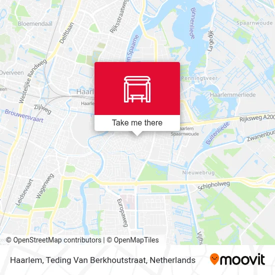 Haarlem, Teding Van Berkhoutstraat map