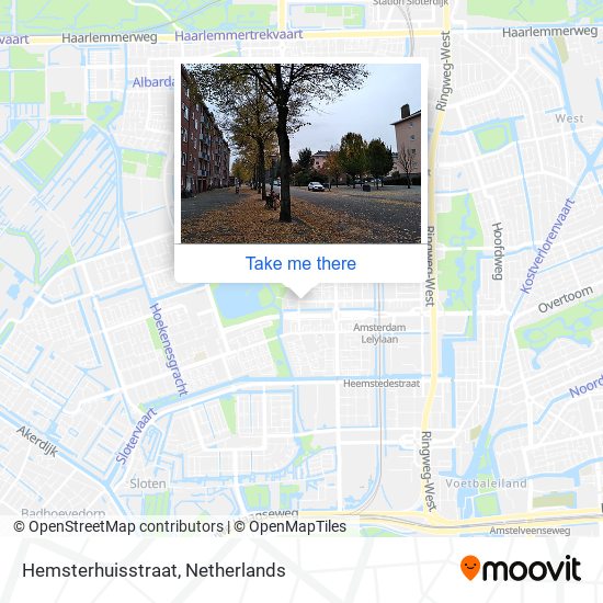 Hemsterhuisstraat map