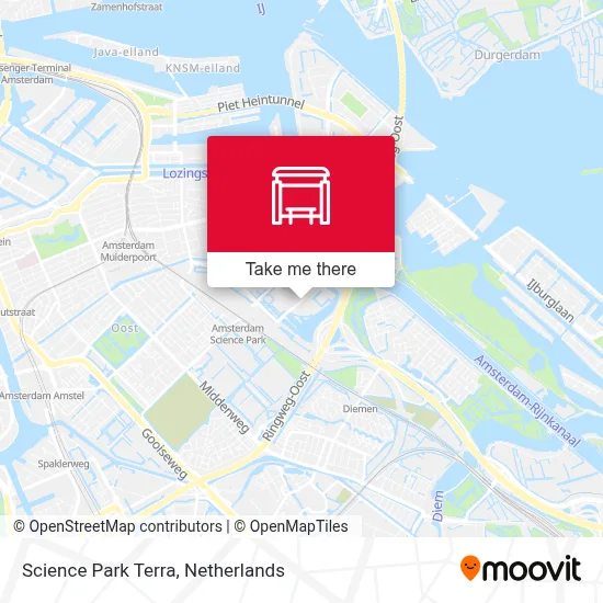 Science Park Terra map