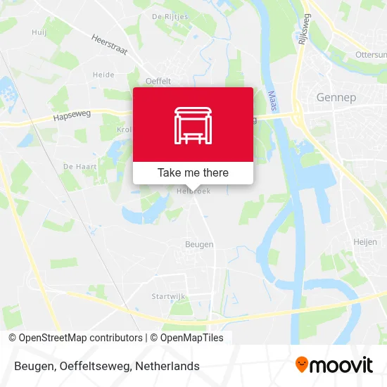 Beugen, Oeffeltseweg Karte