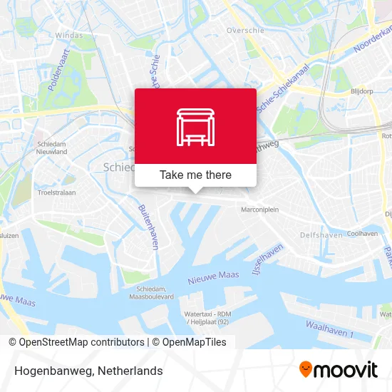 Hogenbanweg Karte