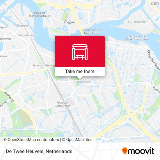 De Twee Heuvels map