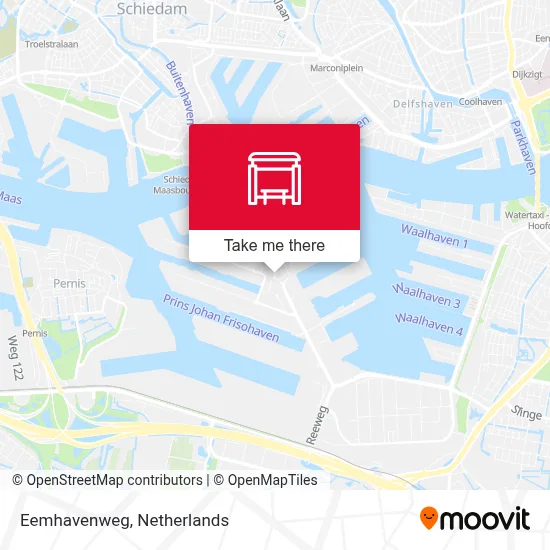 Eemhavenweg map
