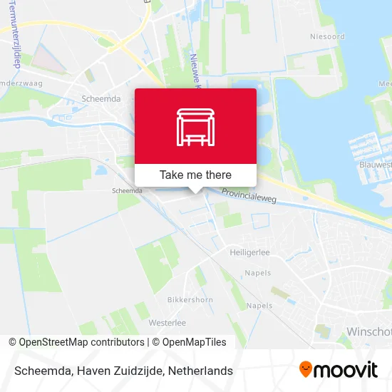 Scheemda, Haven Zuidzijde map