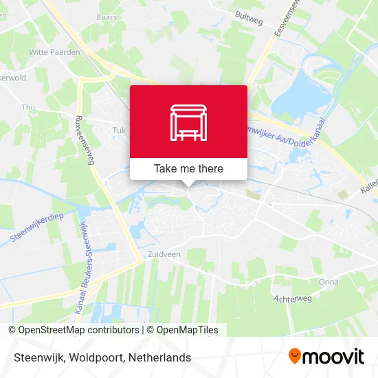 Steenwijk, Woldpoort map