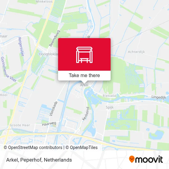 Arkel, Peperhof Karte