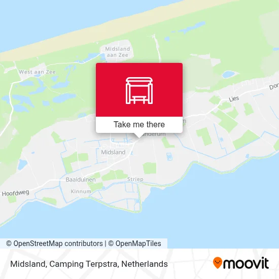 Midsland, Camping Terpstra map