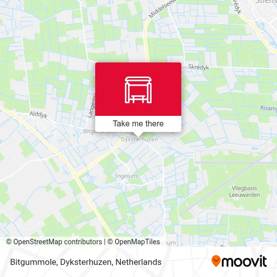 Bitgummole, Dyksterhuzen map