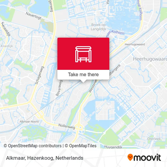 Alkmaar, Hazenkoog map