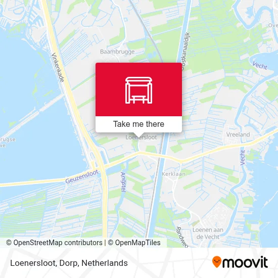 Loenersloot, Dorp map