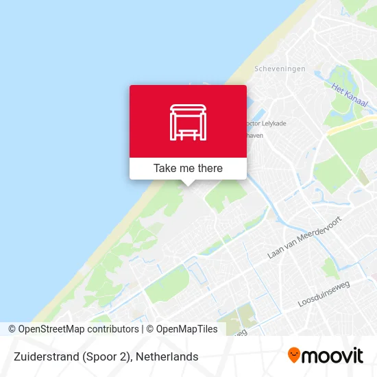 Zuiderstrand (Spoor 2) map