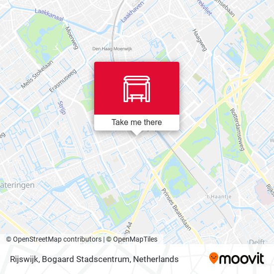 Rijswijk, Bogaard Stadscentrum map