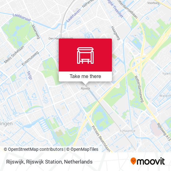 Rijswijk, Rijswijk Station map