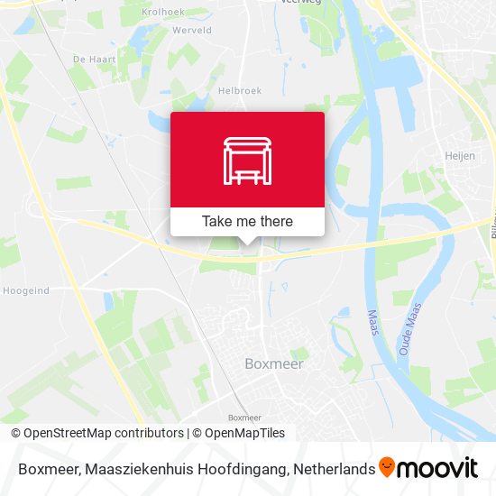 Boxmeer, Maasziekenhuis Hoofdingang map