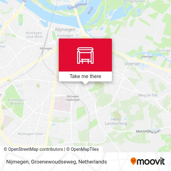 Nijmegen, Groenewoudseweg map