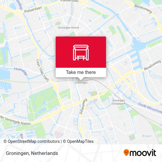Groningen Karte