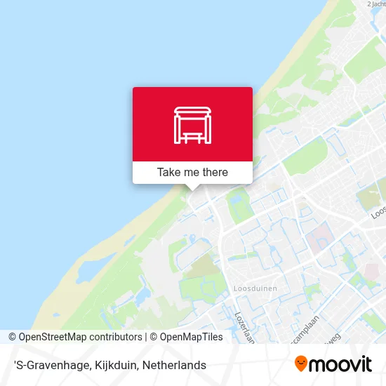 'S-Gravenhage, Kijkduin map