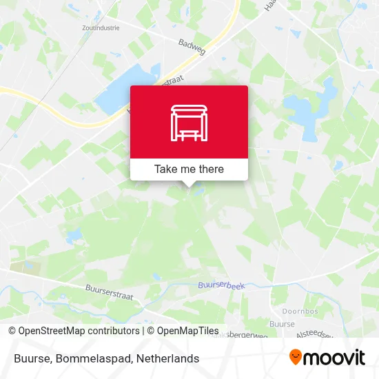 Buurse, Bommelaspad map