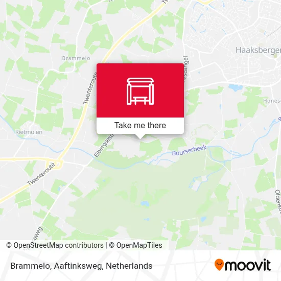 Brammelo, Aaftinksweg map