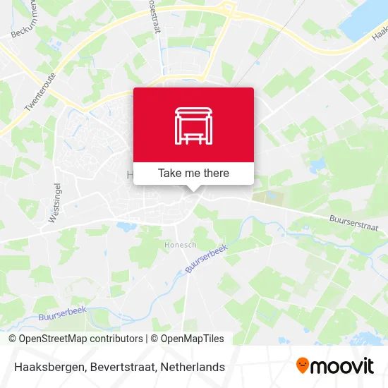 Haaksbergen, Bevertstraat map