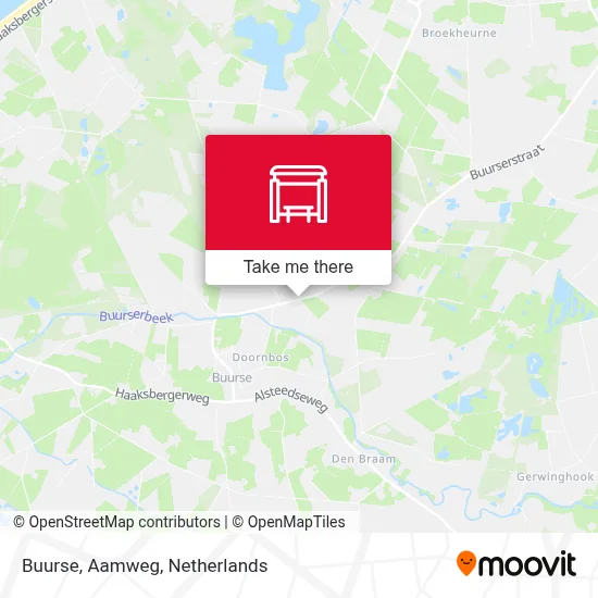 Buurse, Aamweg map