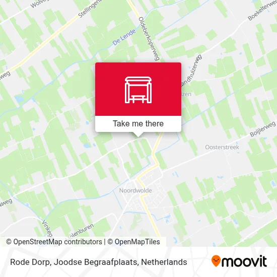 Rode Dorp, Joodse Begraafplaats Karte