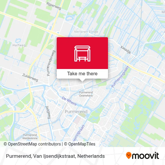 Purmerend, Van Ijsendijkstraat map
