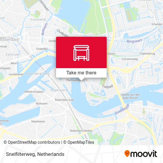 Snelfilterweg Karte