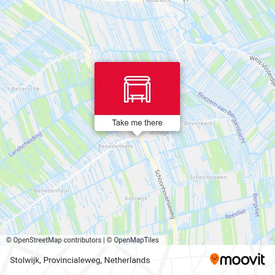Stolwijk, Provincialeweg map
