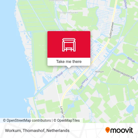 Workum, Thomashof map