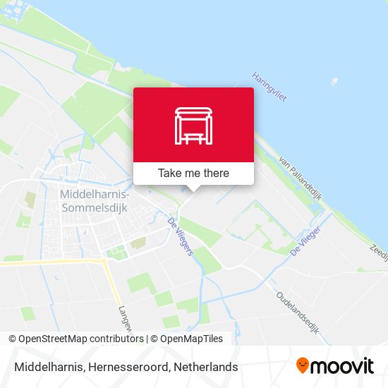 Middelharnis, Hernesseroord map