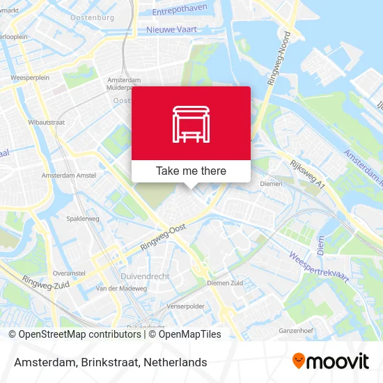 Amsterdam, Brinkstraat map