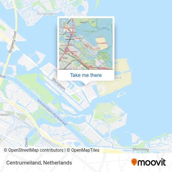 Centrumeiland Karte