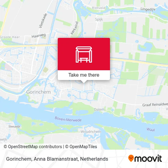 Gorinchem, Anna Blamanstraat map