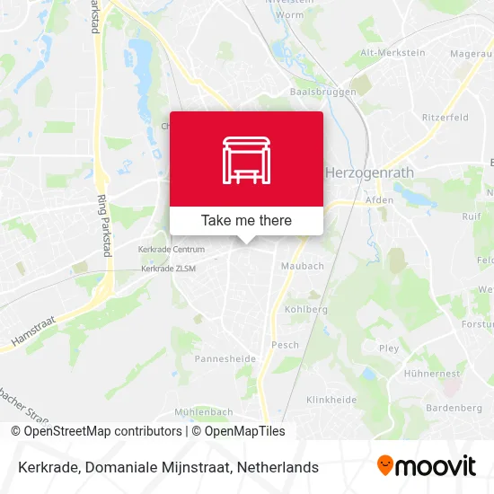 Kerkrade, Domaniale Mijnstraat map