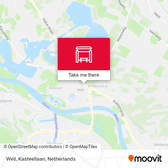 Well, Kasteellaan map
