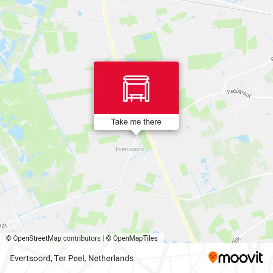 Evertsoord, Ter Peel map