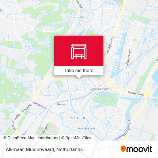 Alkmaar, Muiderwaard map