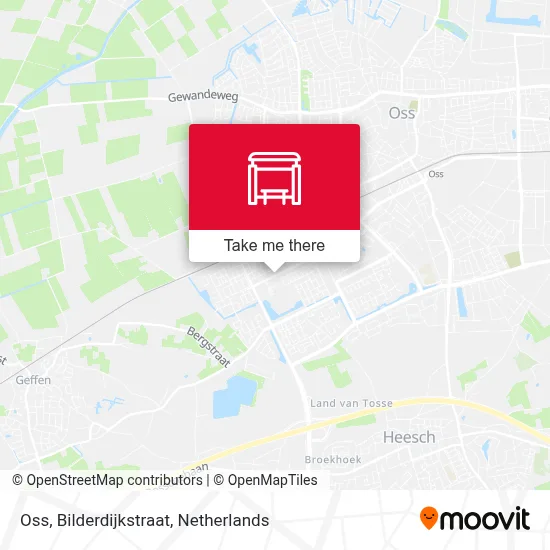 Oss, Bilderdijkstraat Karte