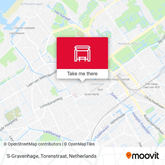 'S-Gravenhage, Torenstraat map