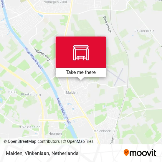 Malden, Vinkenlaan map