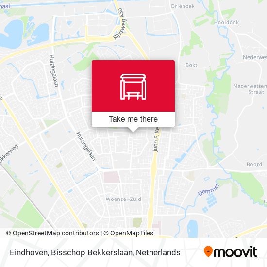 Eindhoven, Bisschop Bekkerslaan map