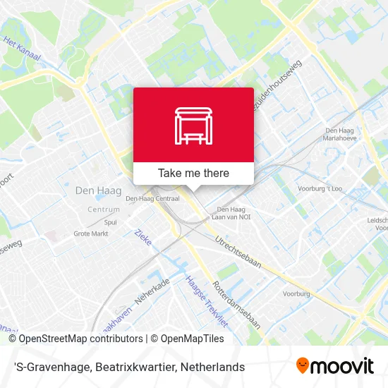 'S-Gravenhage, Beatrixkwartier map