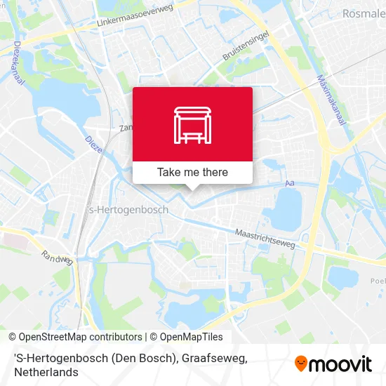 'S-Hertogenbosch (Den Bosch), Graafseweg map